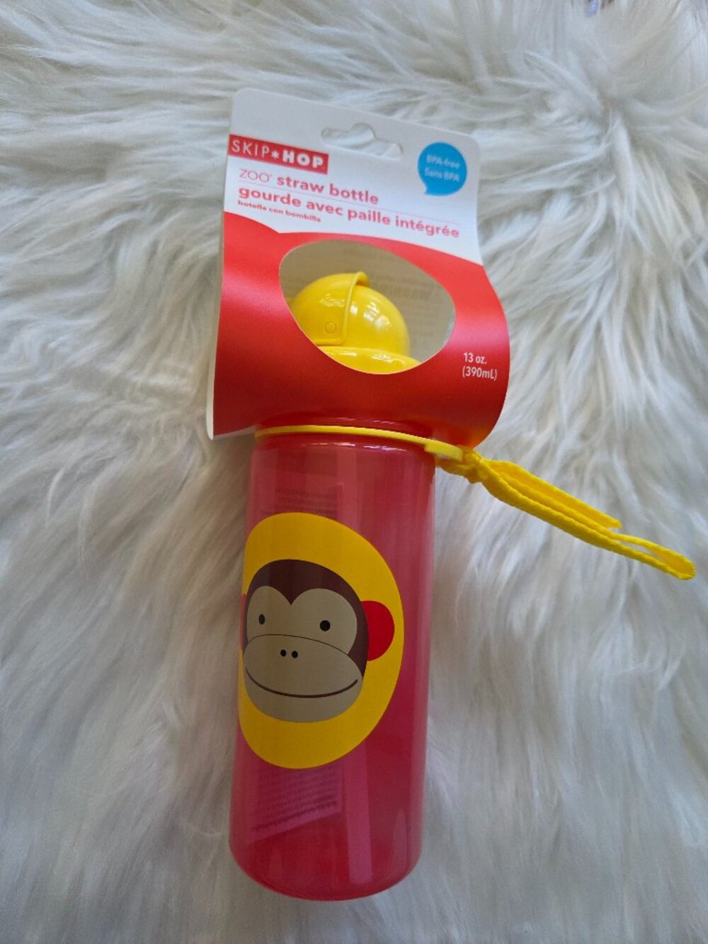 Skip Hop Monkey Zoo Straw Bottle
